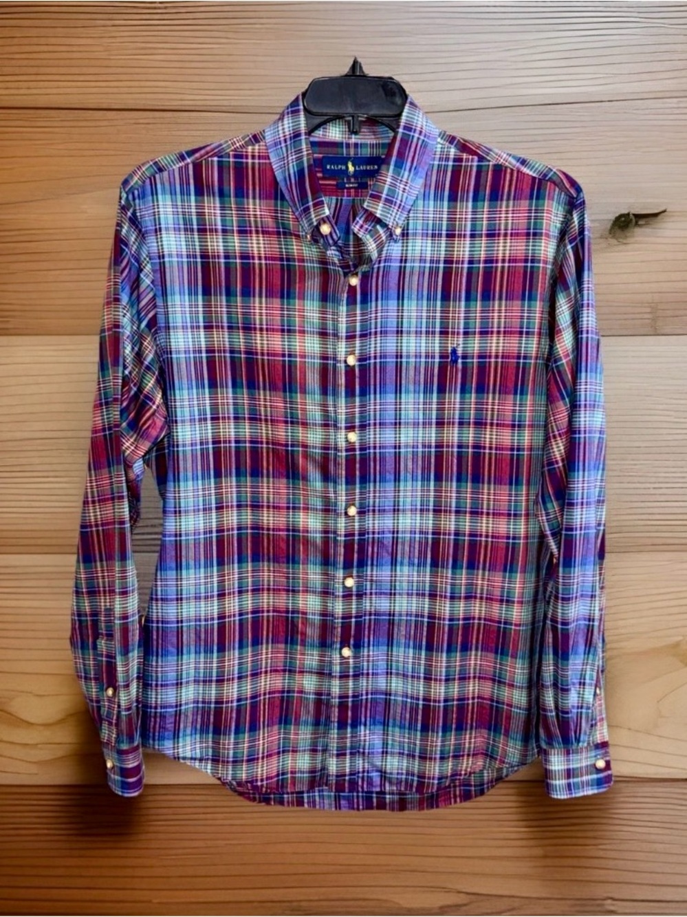 Ralph Lauren Men’s Multicolor Plaid Button-Down Shirt
